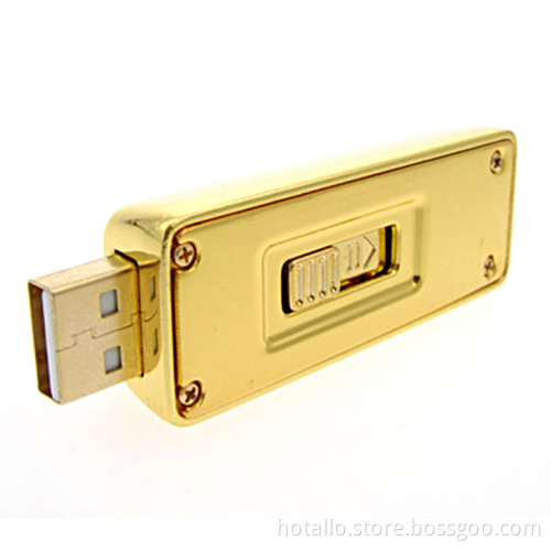 Special Shape Gold Bar USB Flash Memory